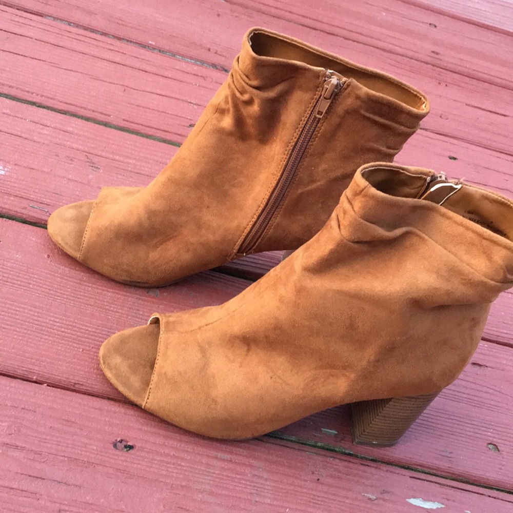 Peep Toe Booties
